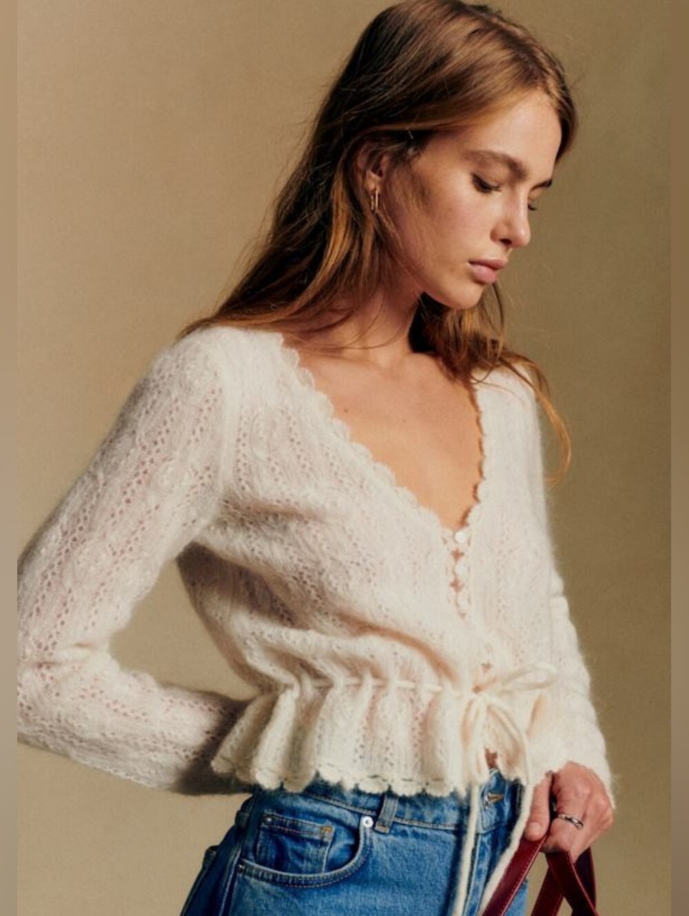 Sezane Elise Cardigan Size S - Picture 2 of 5